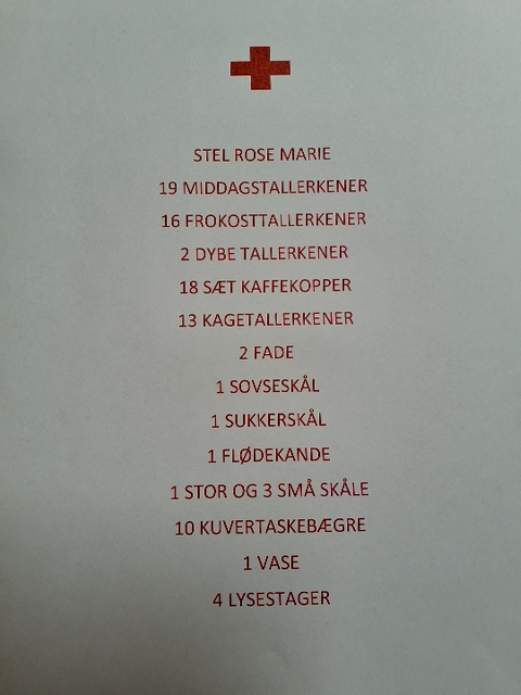 Stel Rose Marie UDSALG